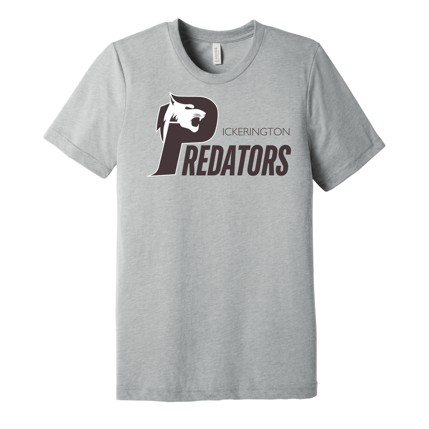 Pickerington Predators Logo Block Letter T-shirt