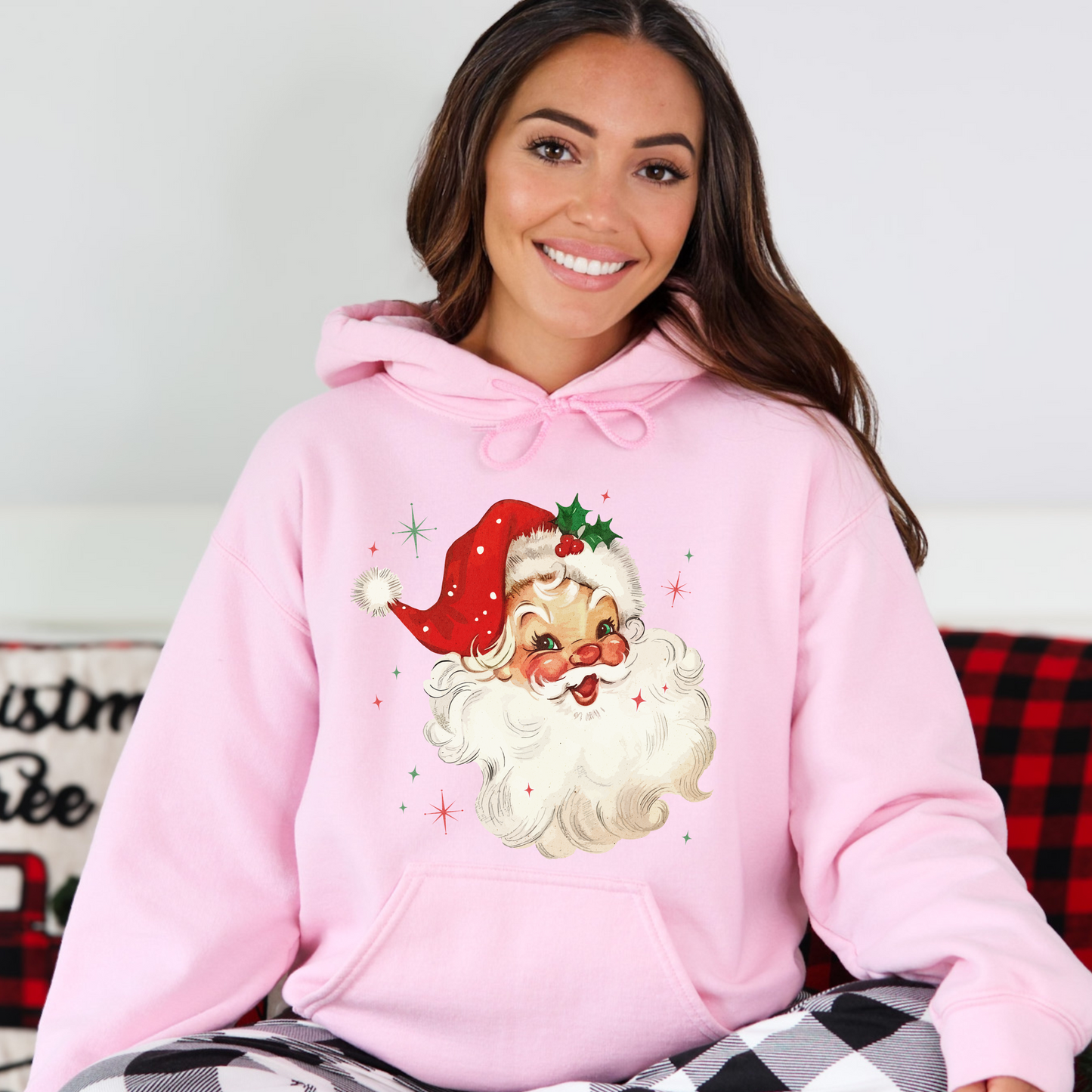 Santa Hooded Sweatshirt