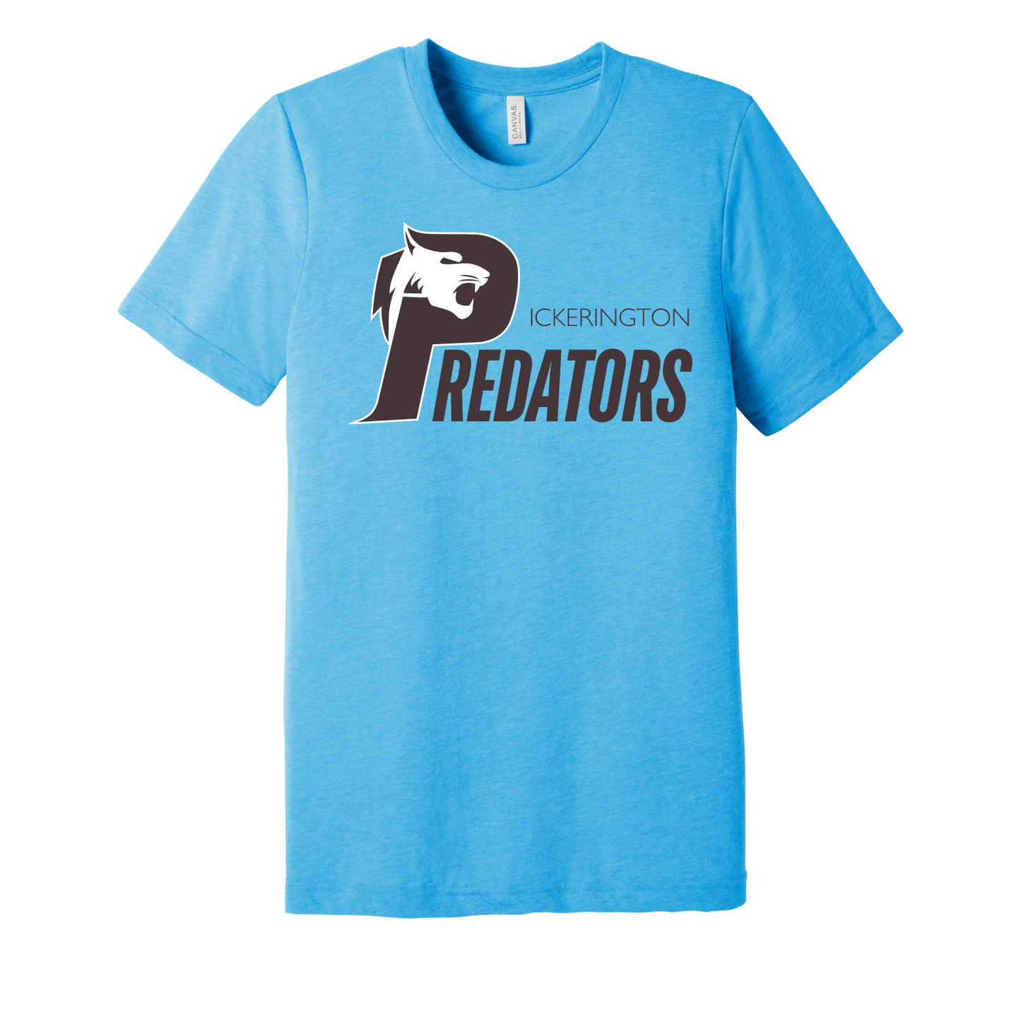 Pickerington Predators Logo Block Letter T-shirt