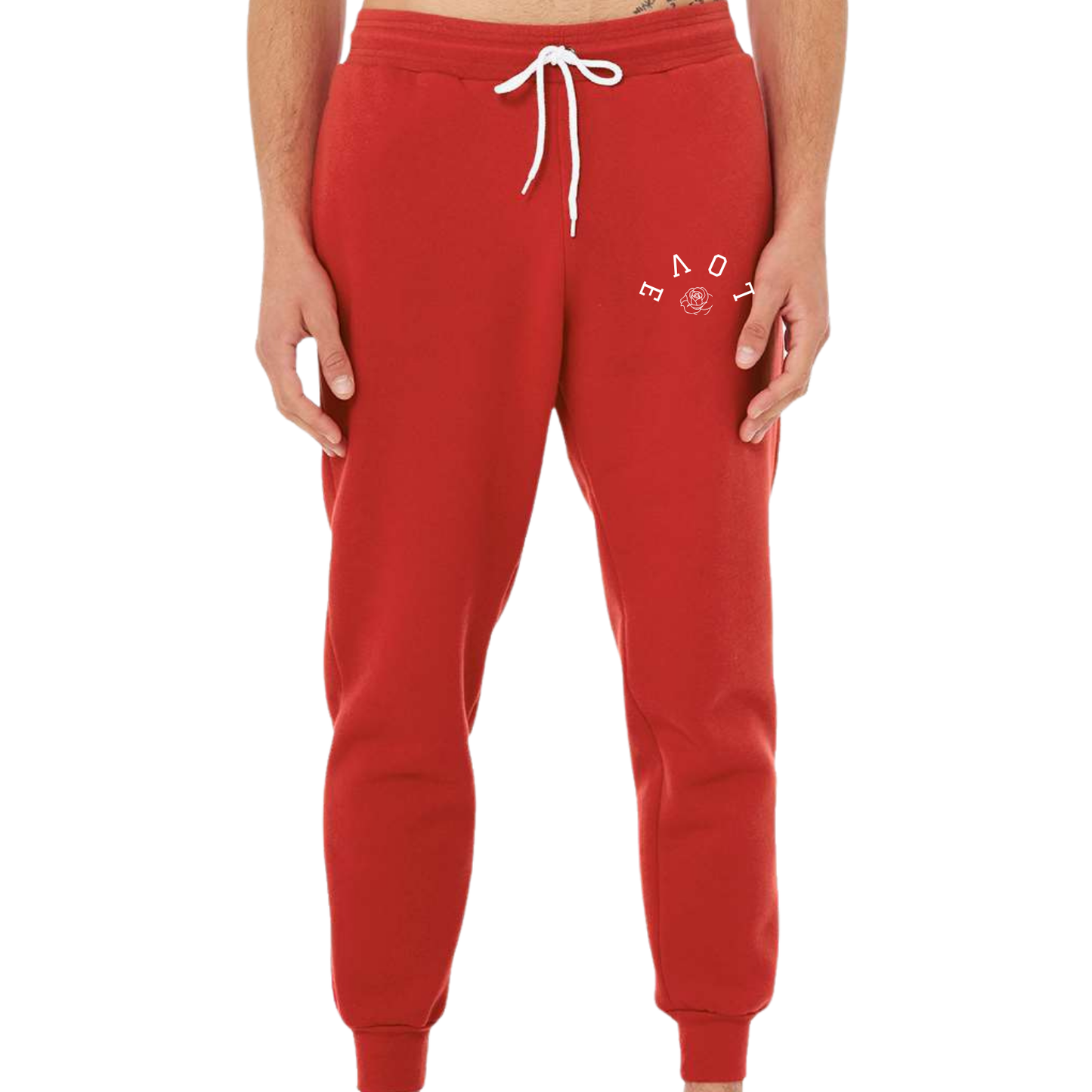 Upside down LOVE Fleece Jogger