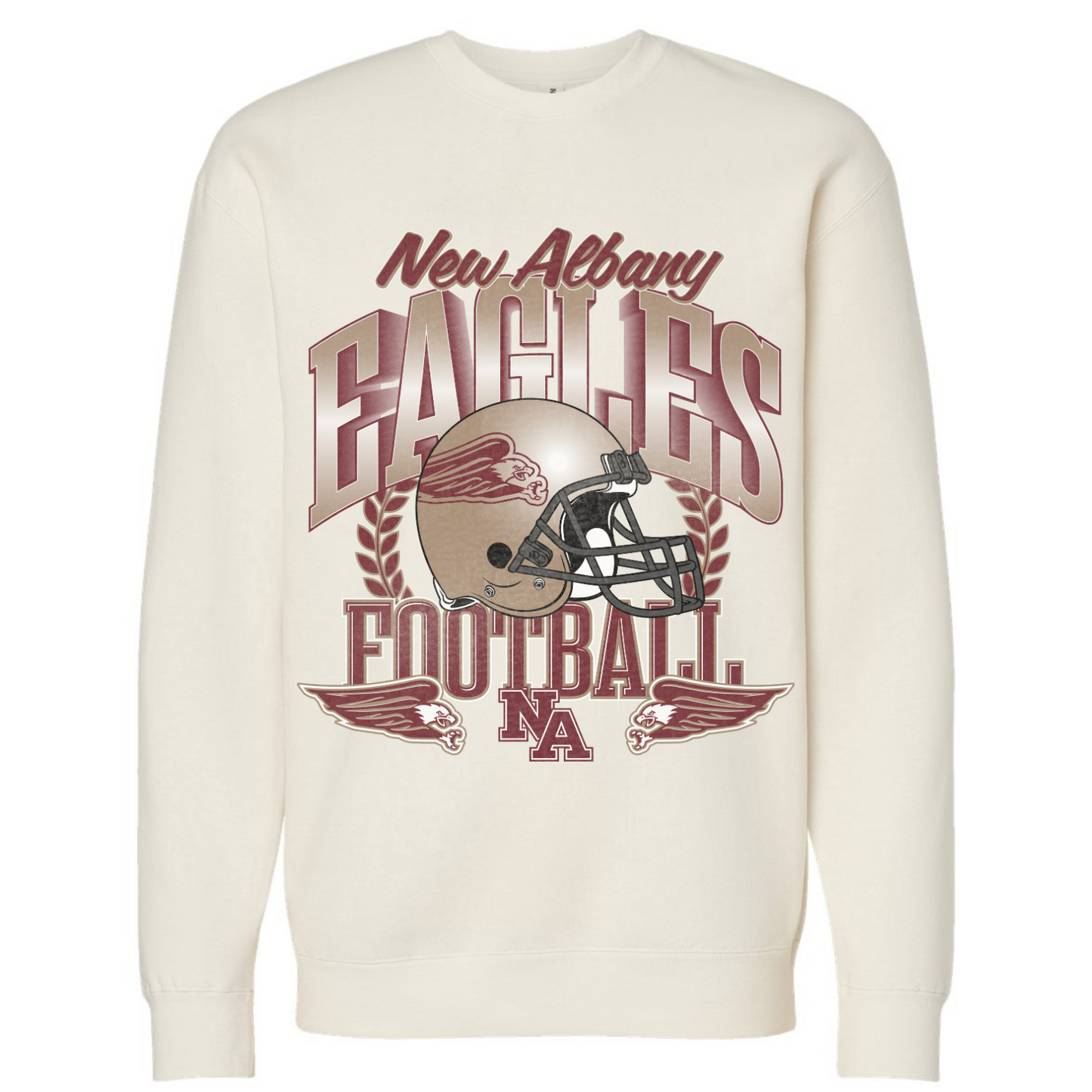 Eagles Football Vintage Graphic Heavyweight Sweatshirt