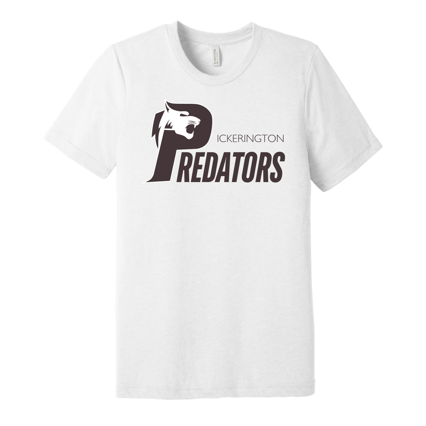 Pickerington Predators Logo Block Letter T-shirt