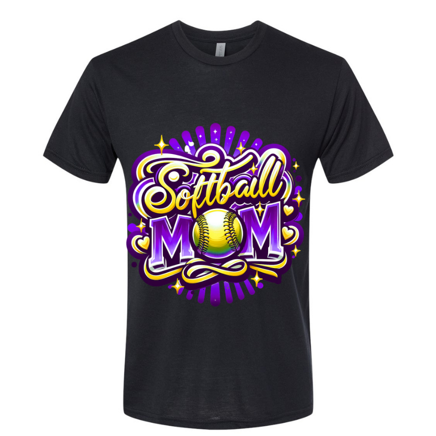 Softball Mom Airbrush T-Shirt 2