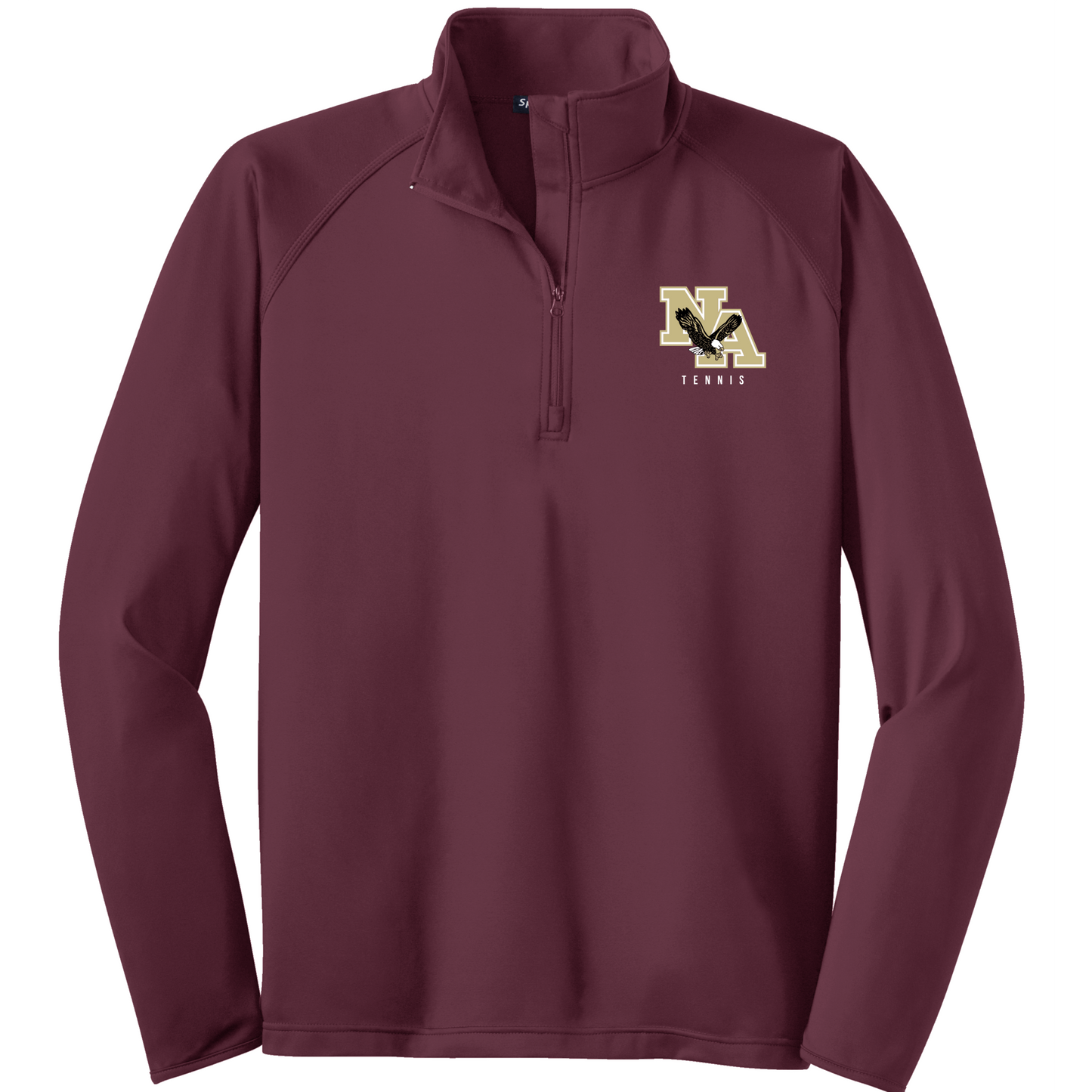 NA Tennis: Wicking Quarter Zip Pullover