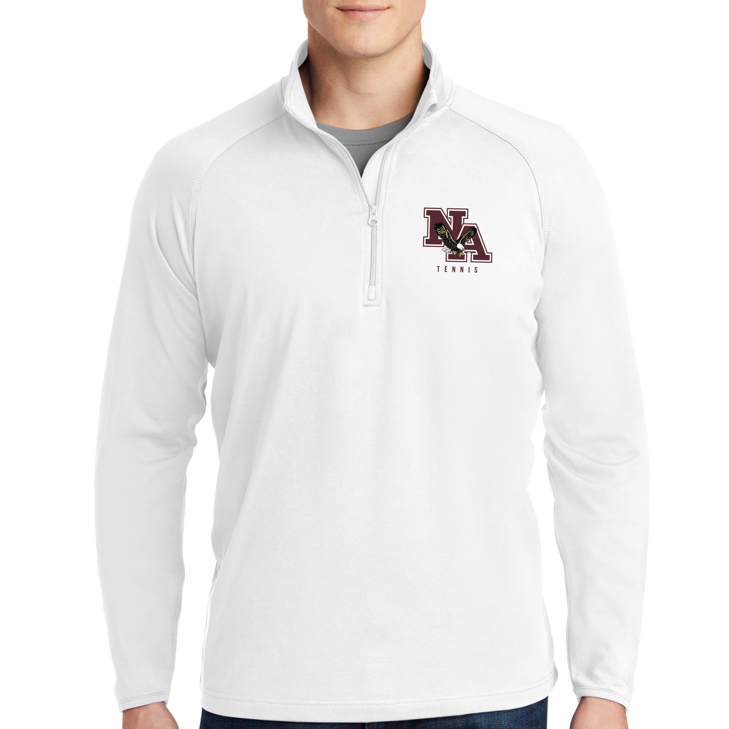 NA Tennis: Wicking Quarter Zip Pullover