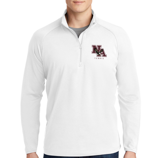 NA Tennis: Wicking Quarter Zip Pullover