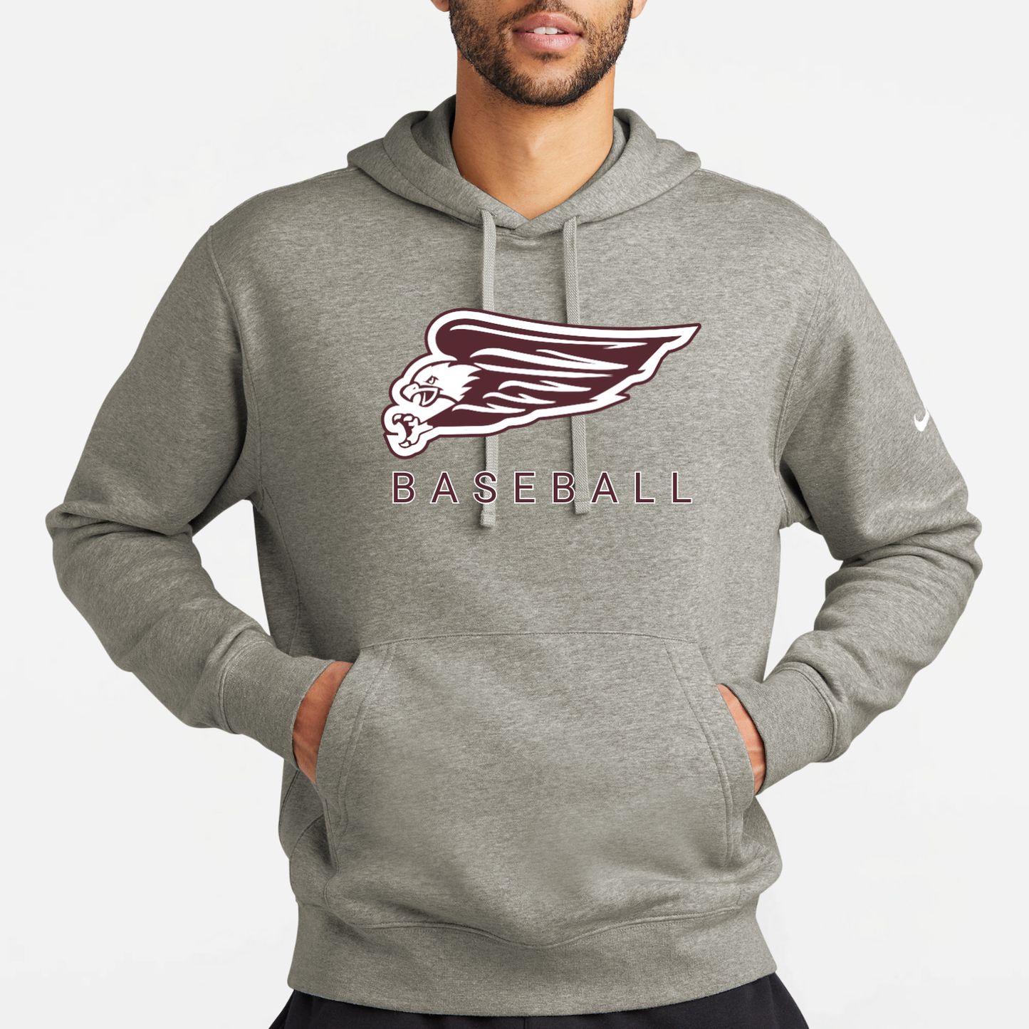 NA Baseball: Nike Club Fleece Hooded Sweatshirt