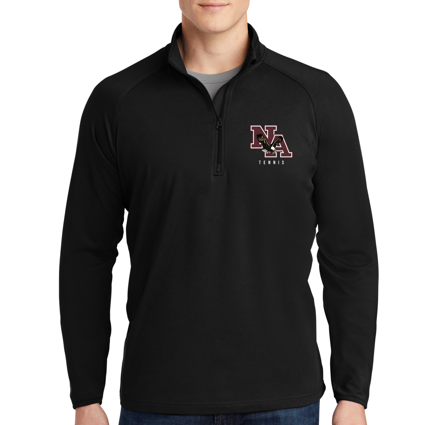 NA Tennis: Wicking Quarter Zip Pullover