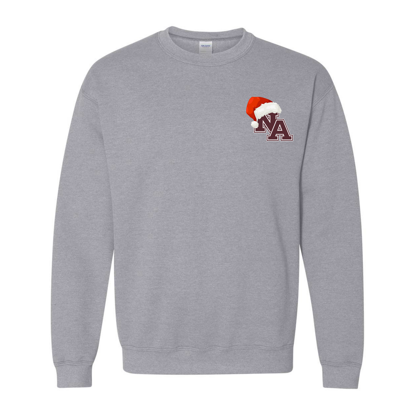 Santa Hat NA Left Chest Logo Sweatshirt