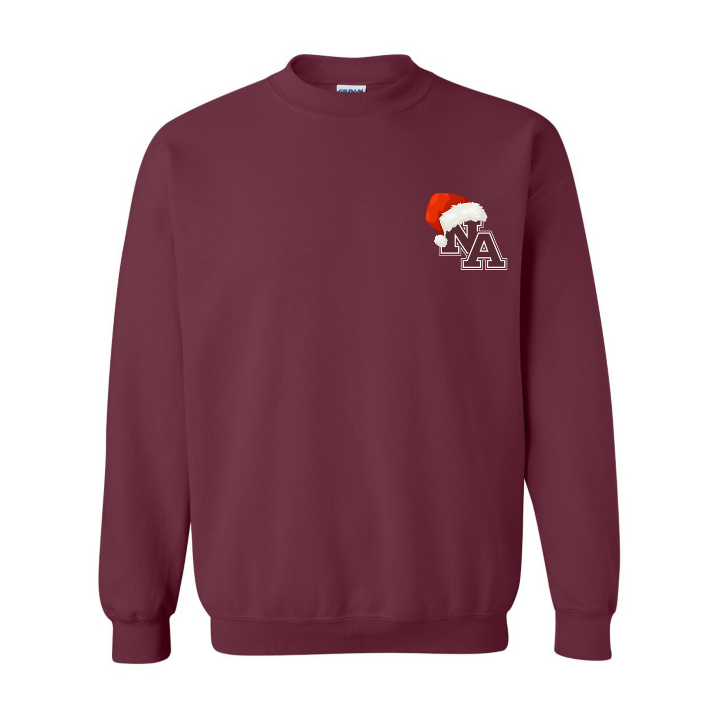 Santa Hat NA Left Chest Logo Sweatshirt