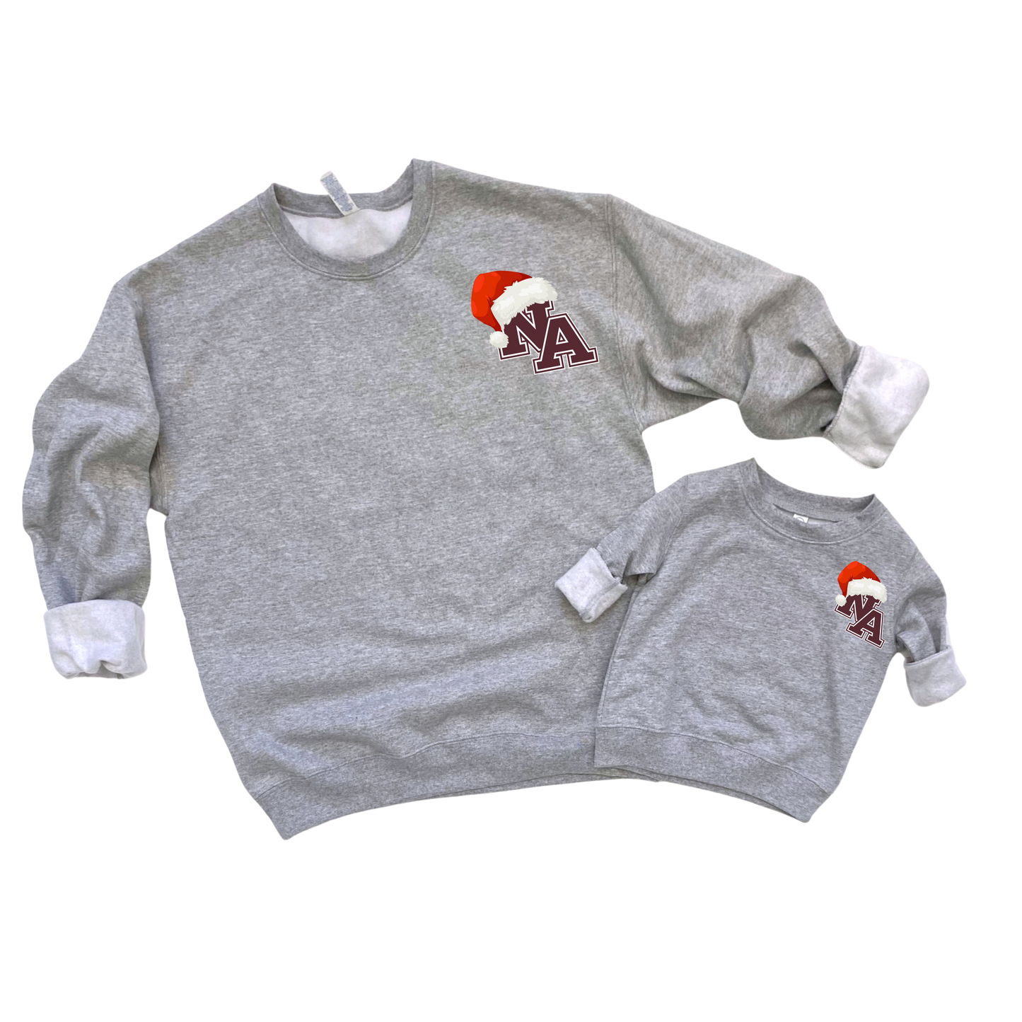 Santa Hat NA Left Chest Logo Sweatshirt