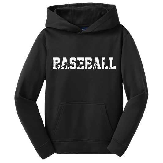 Baseball Sport-Tek®  Sport-Wick® Fleece Hooded Pullover