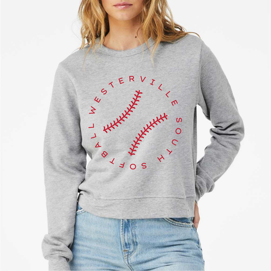 Westerville South Softball: Women's Sponge Fleece Sweatshirt