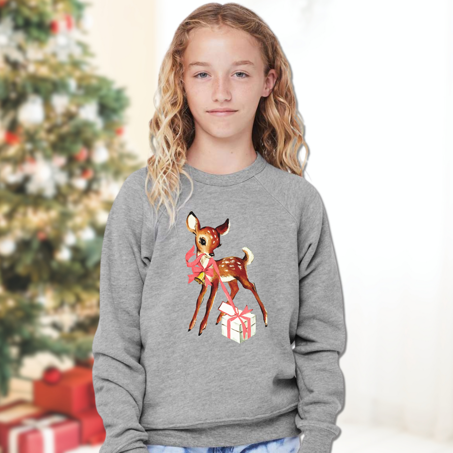 Christmas Deer Sweatshirt