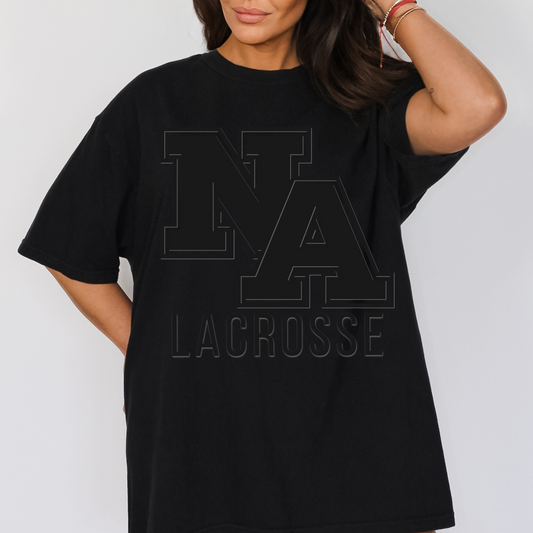 NA Lacrosse: 3D-Printed Monochrome Tee