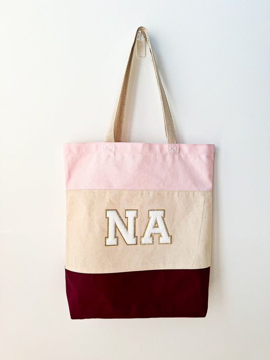 NA Chenille Patch Tote Bag