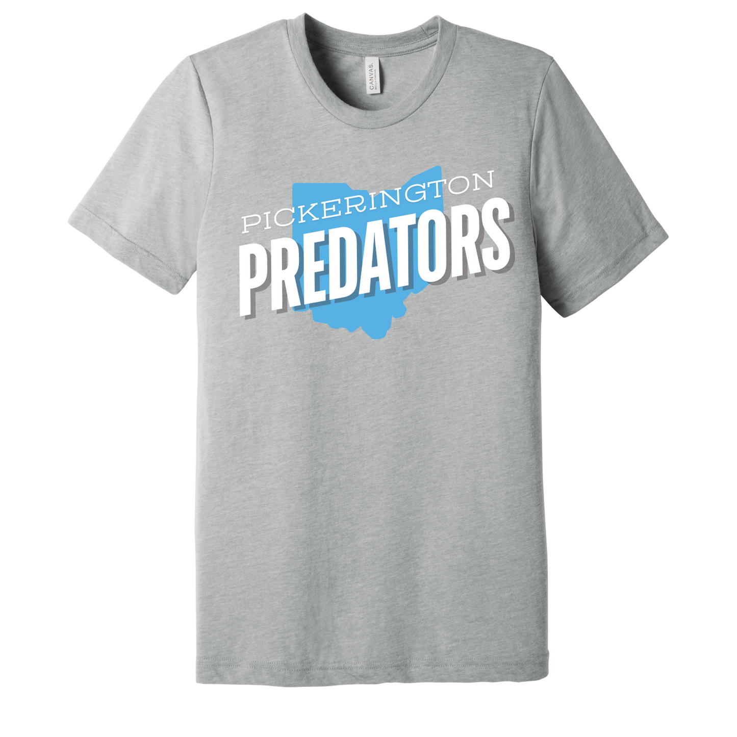 Pickerington Predators Ohio Block Letter T-shirt