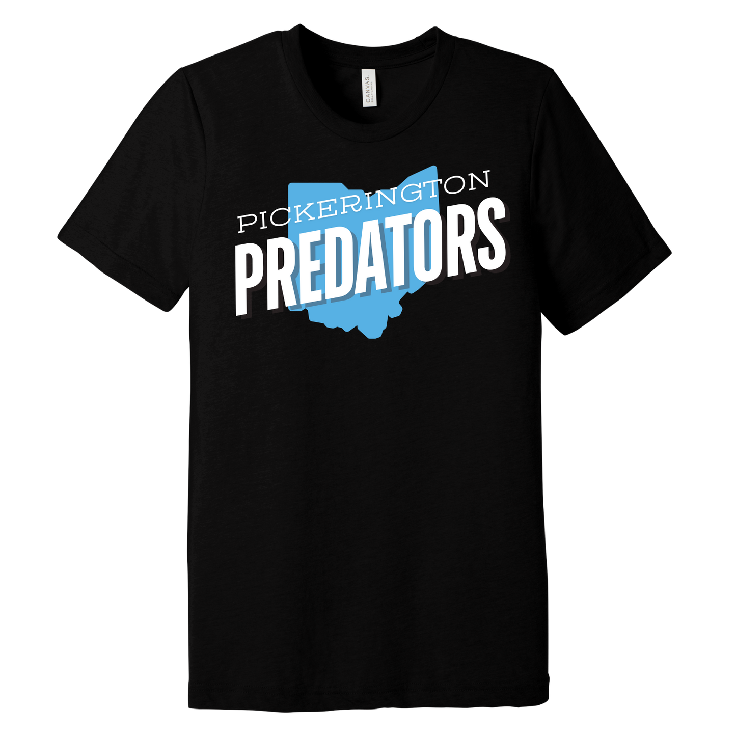 Pickerington Predators Ohio Block Letter T-shirt