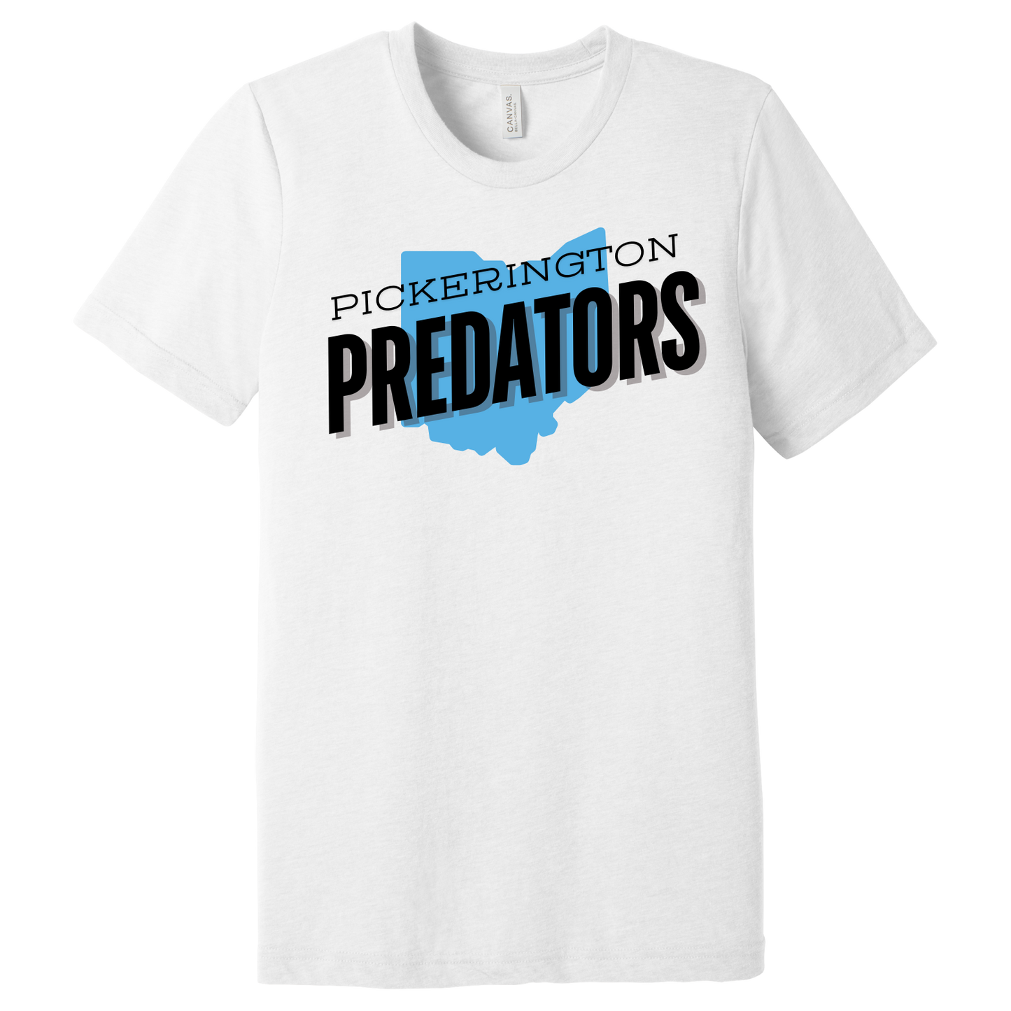 Pickerington Predators Ohio Block Letter T-shirt