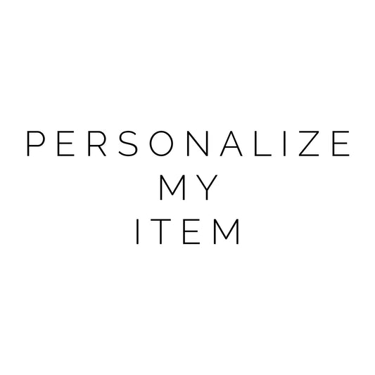 Personalize My Item