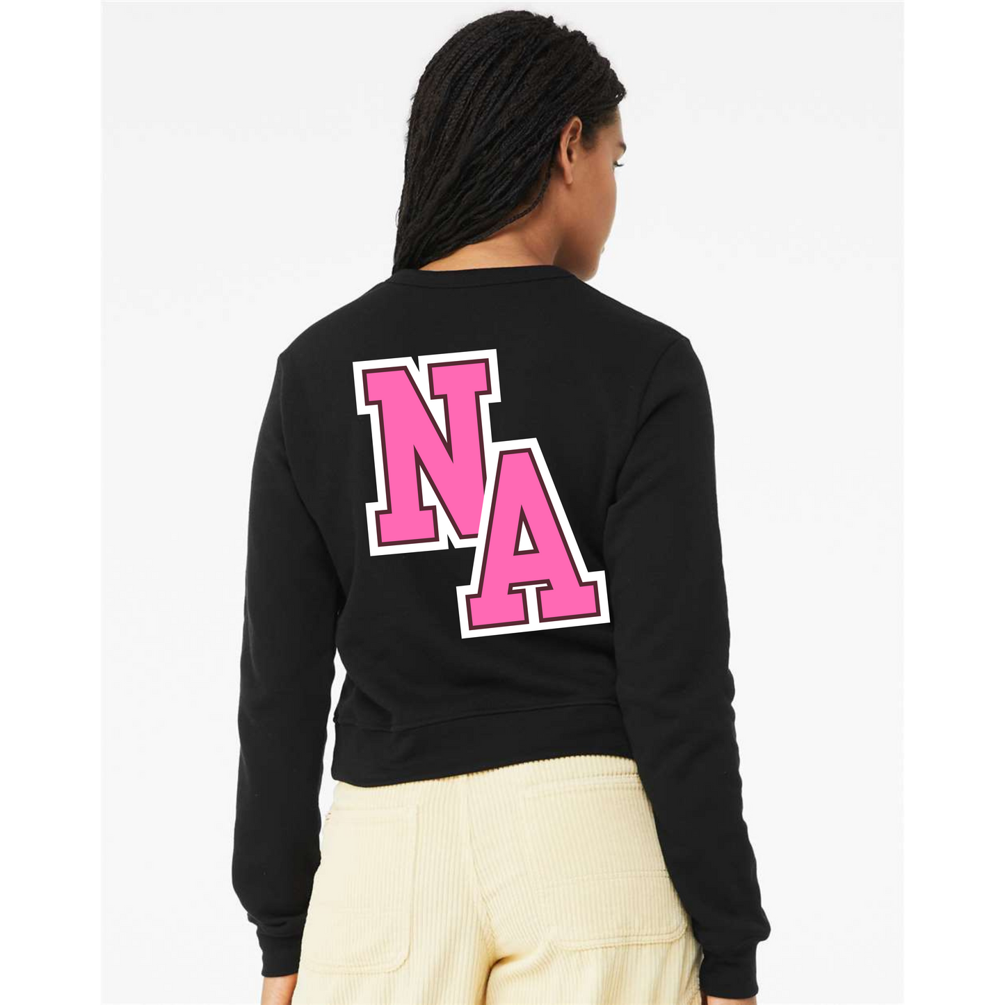 Pink NA+Number Sweatshirt