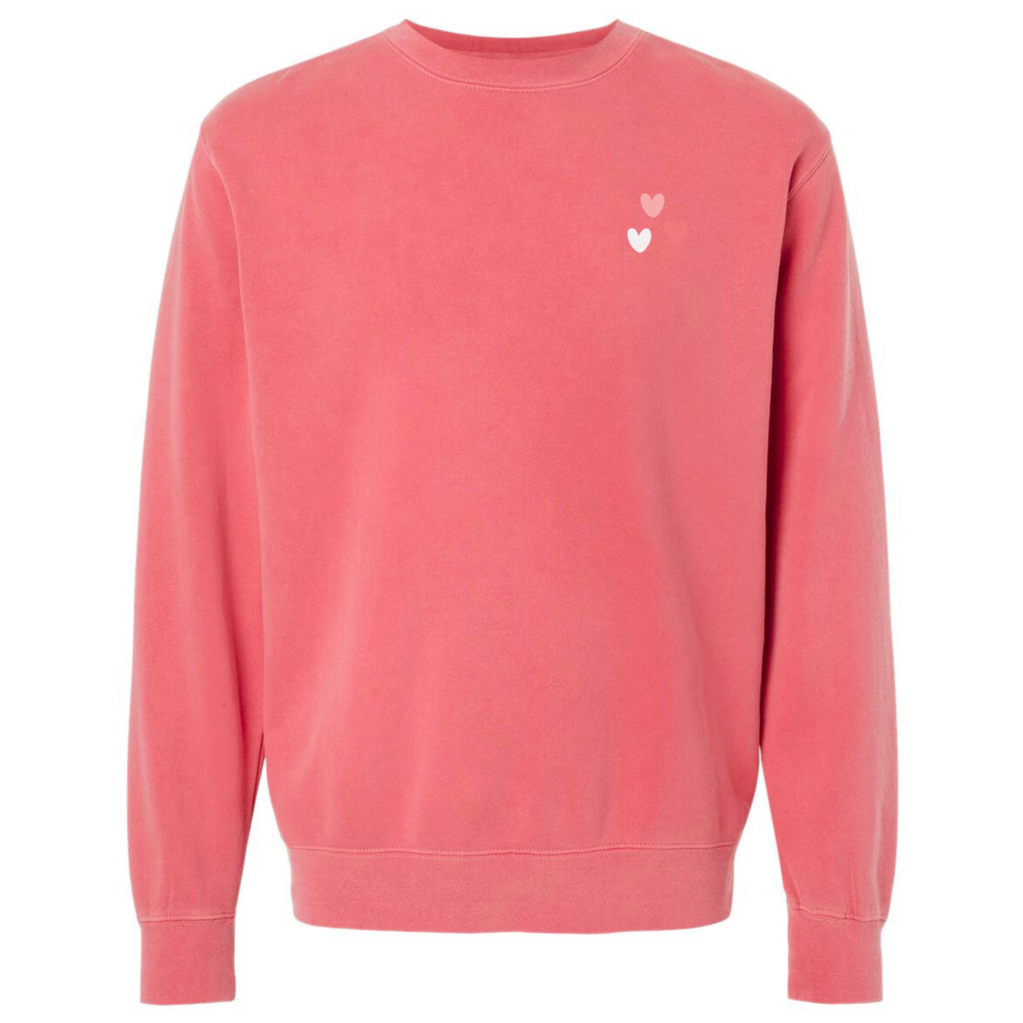 Howdy Pigment Pink Crew Sweatshirt