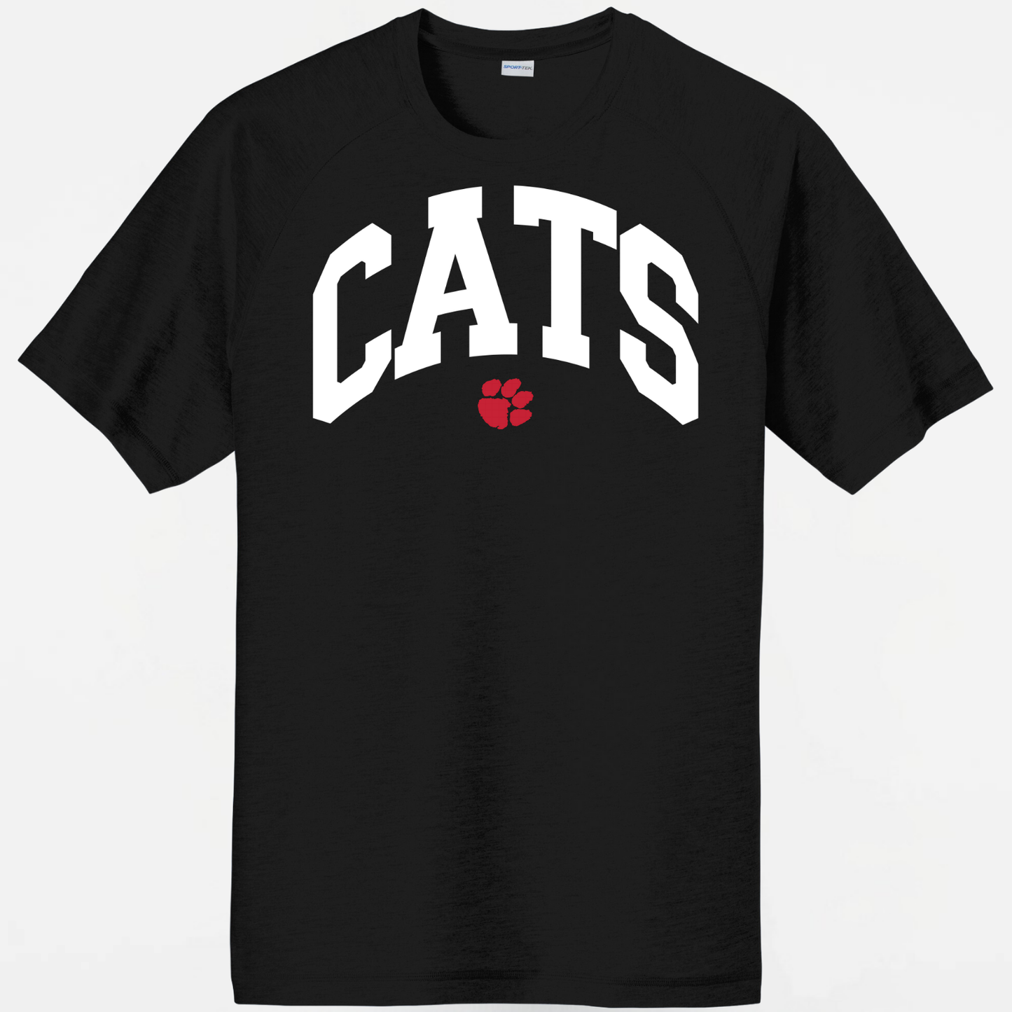 Westerville South: Cats Raglan Triblend Wicking T-Shirt