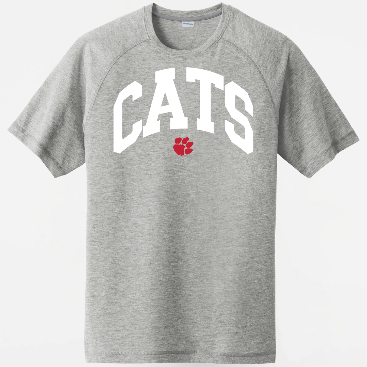 Westerville South: Cats Raglan Triblend Wicking T-Shirt