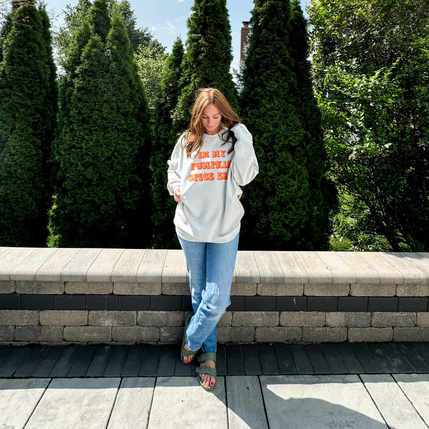 Pumpkin Spice Era Corded Sweatshirt