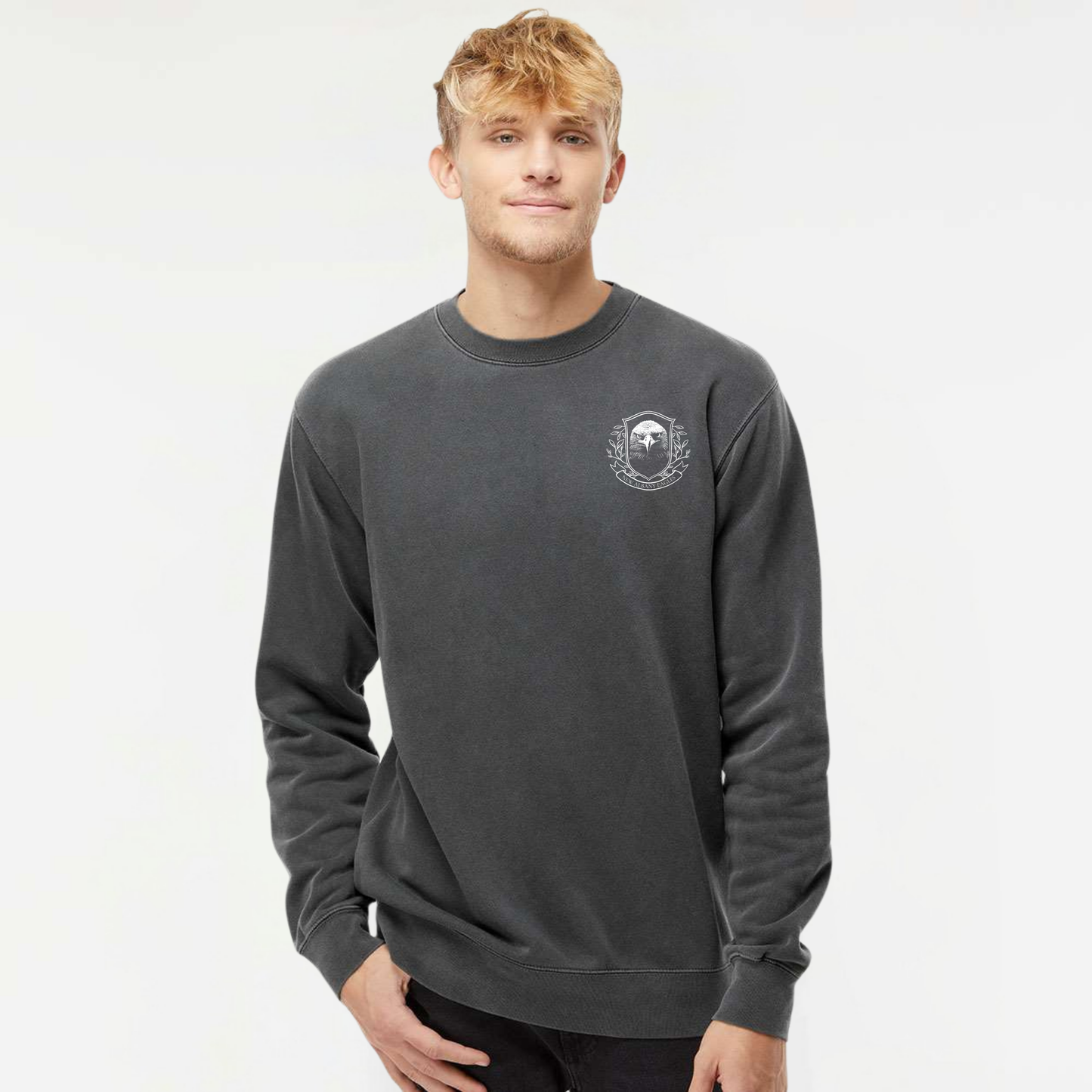 Campus Collection: Crest Crew Sweatshirt