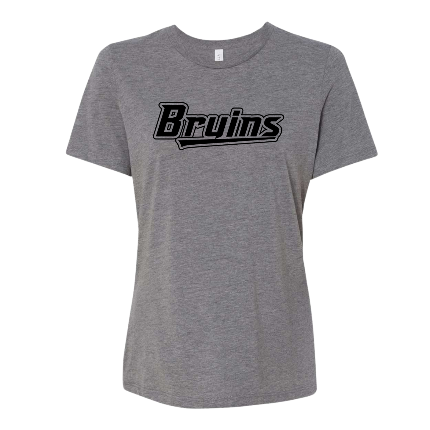 Bruins Script Triblend Womens Tee