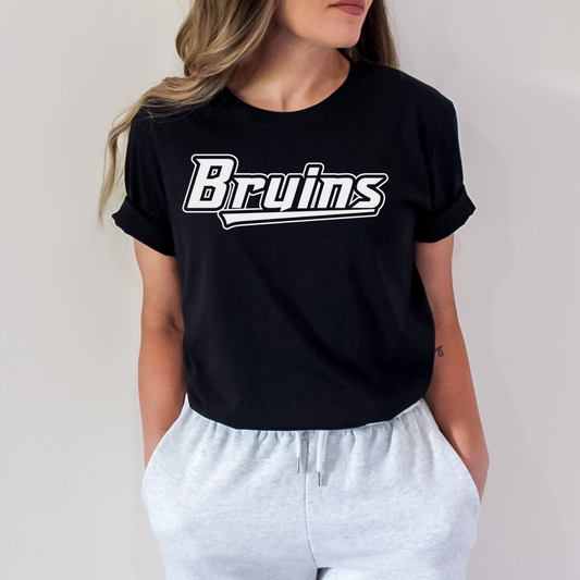 Bruins Script Triblend Womens Tee