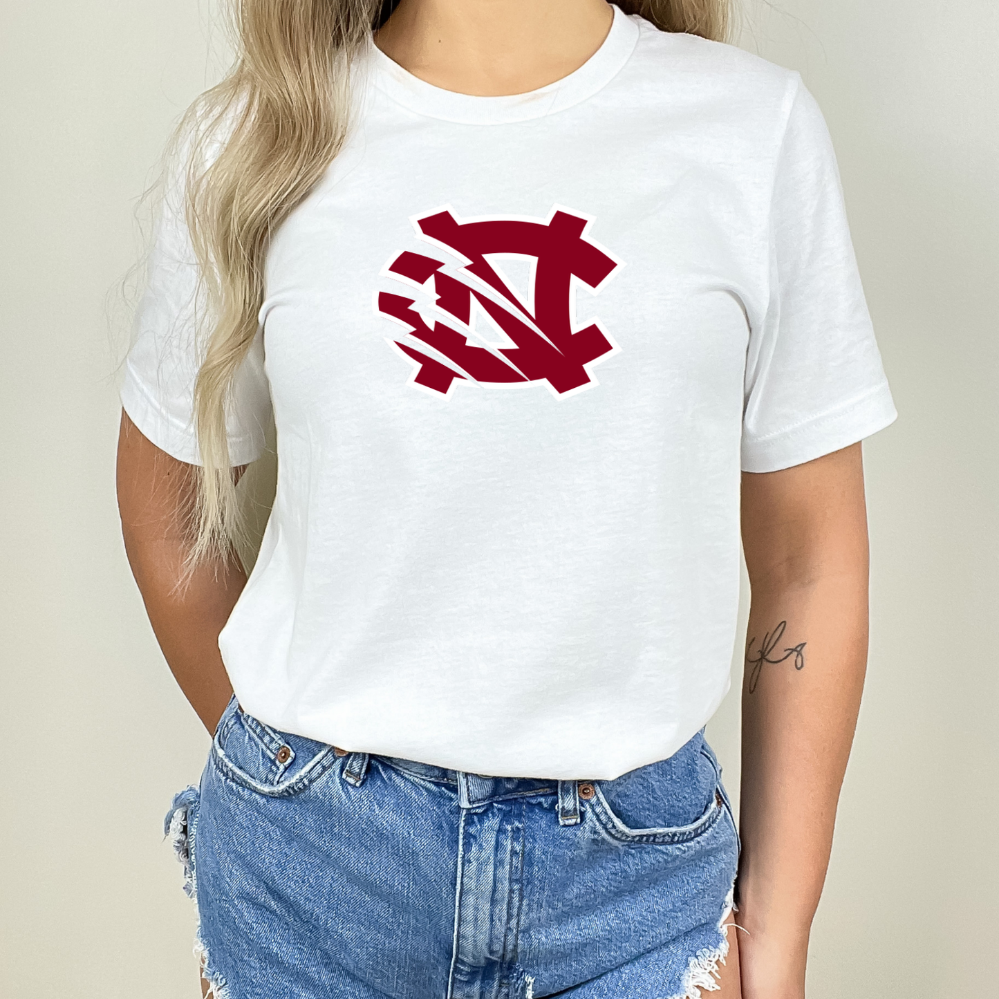 Bruins Logo Symbol Triblend Womens Tee