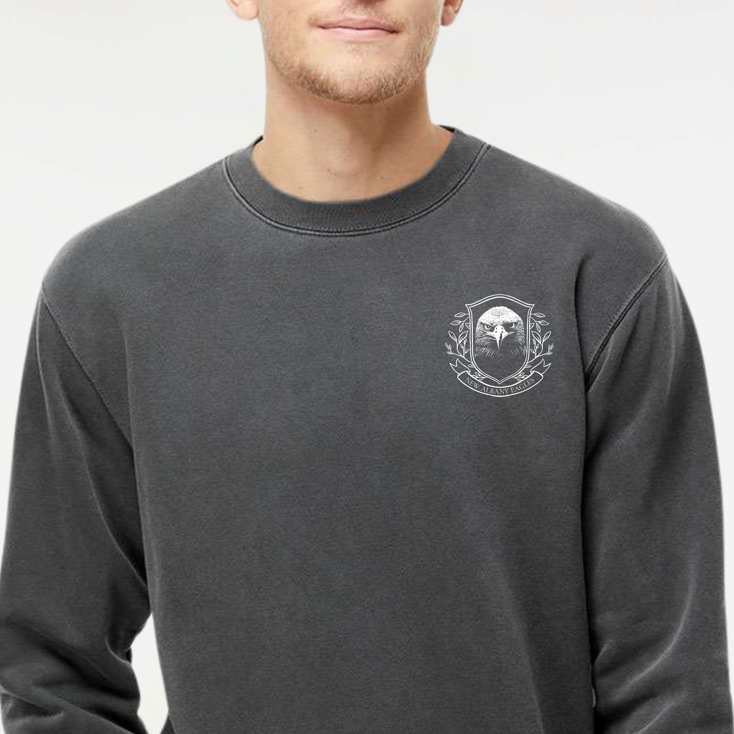 Campus Collection: Crest Crew Sweatshirt