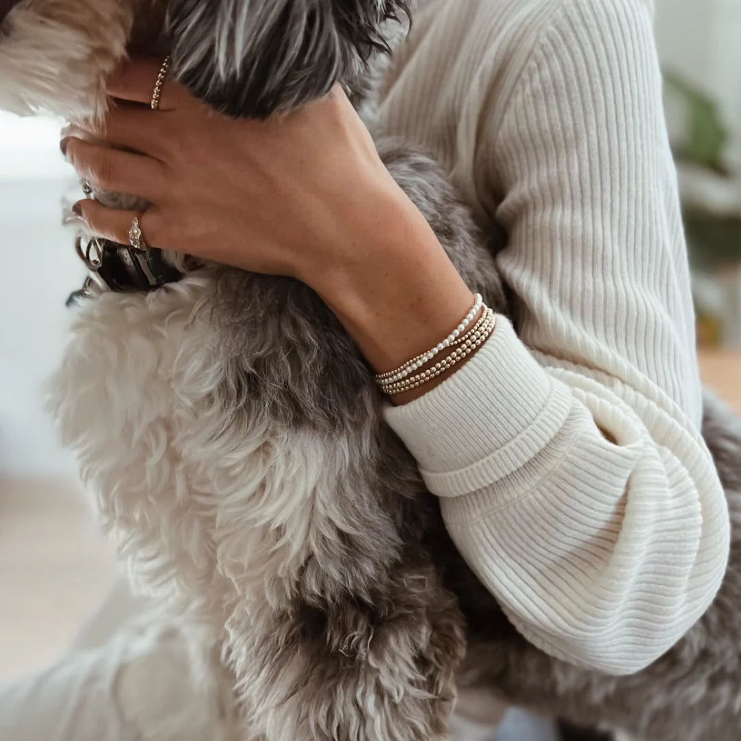 Kylar Mack: Pearl Stretch Bracelet