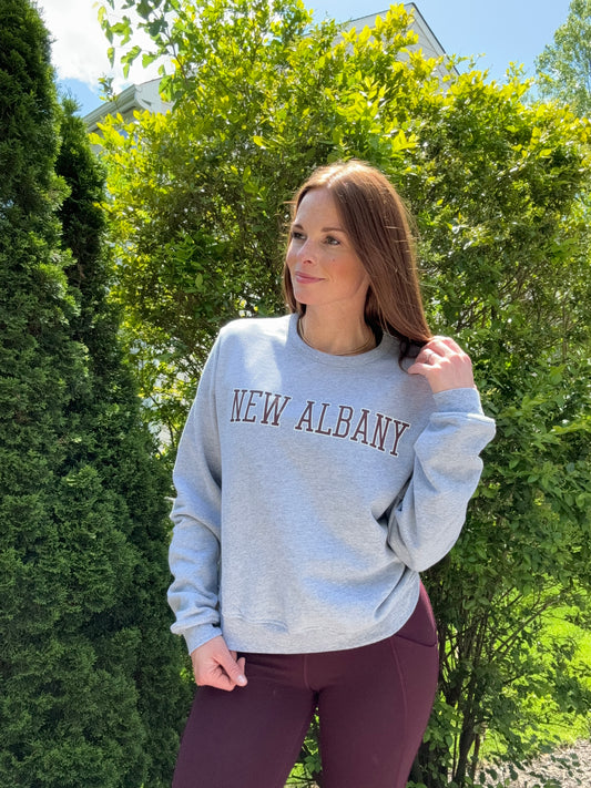 New Albany Women's Sponge Fleece Crewneck Sweatshirt