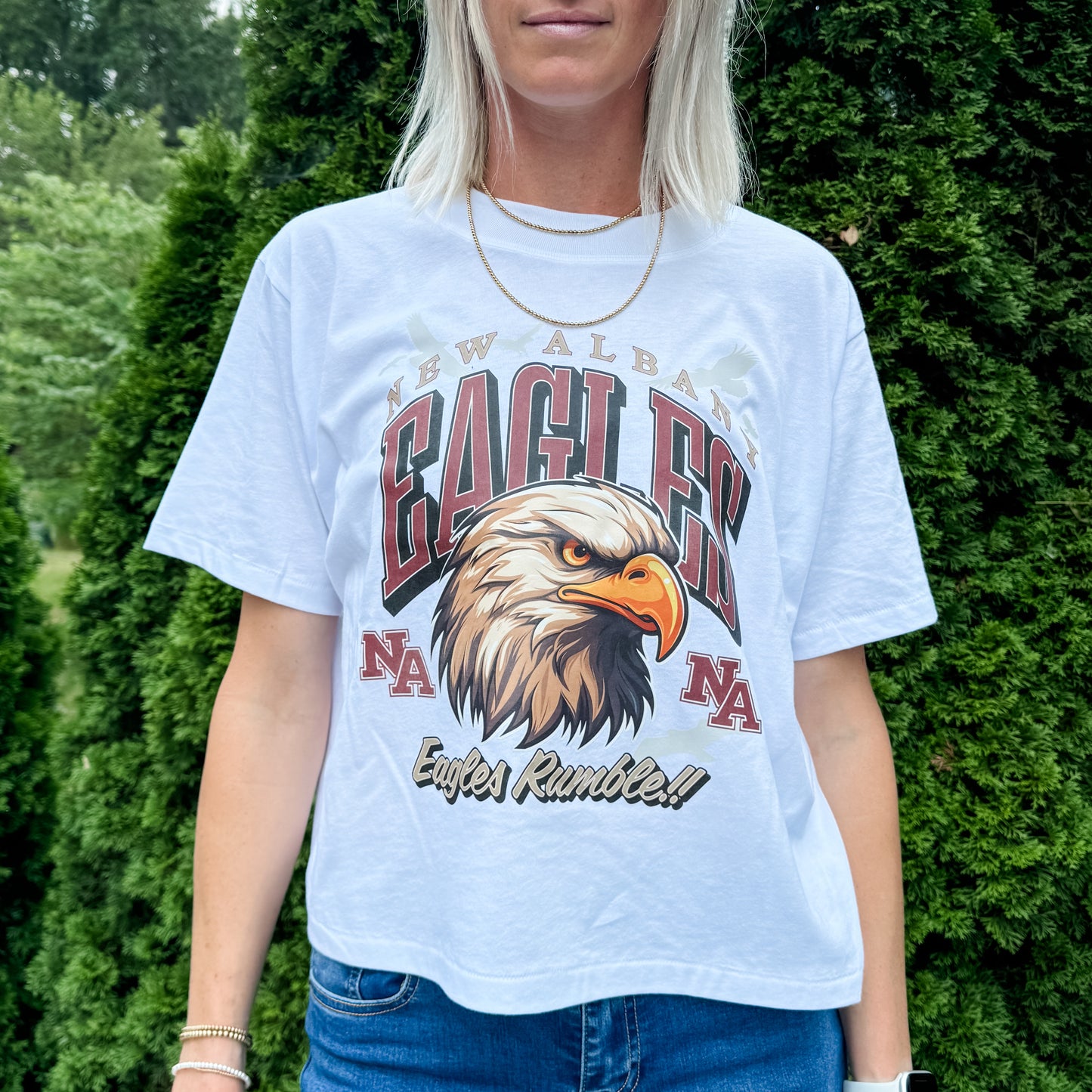 Eagles Vintage Graphic Boxy Crop