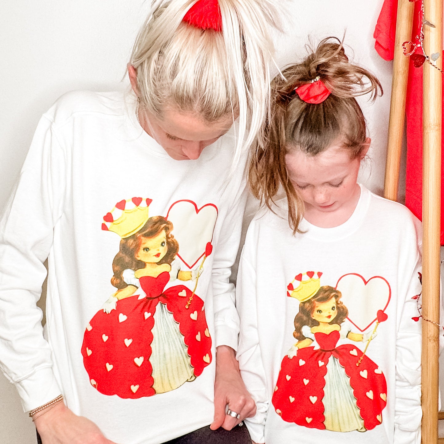 Vintage Queen of Hearts Sweatshirt