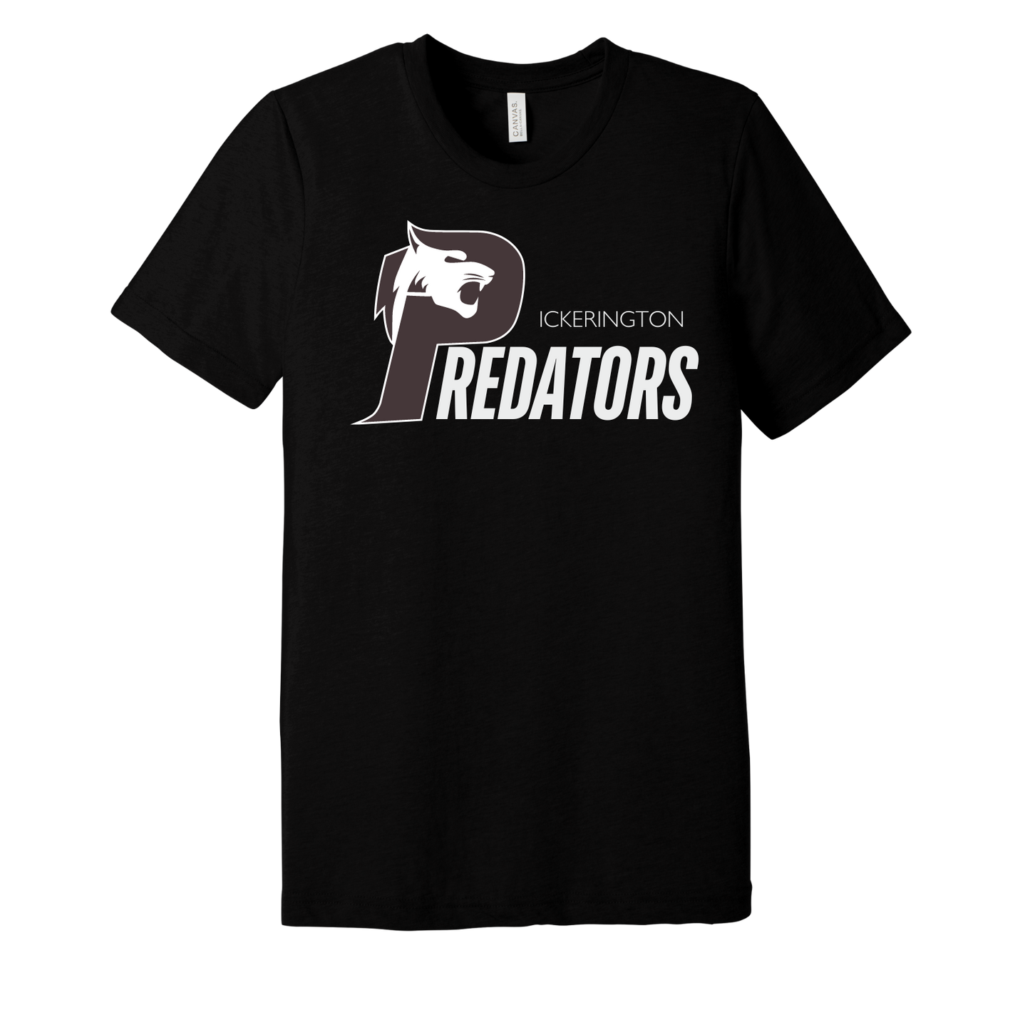 Pickerington Predators Logo Block Letter T-shirt