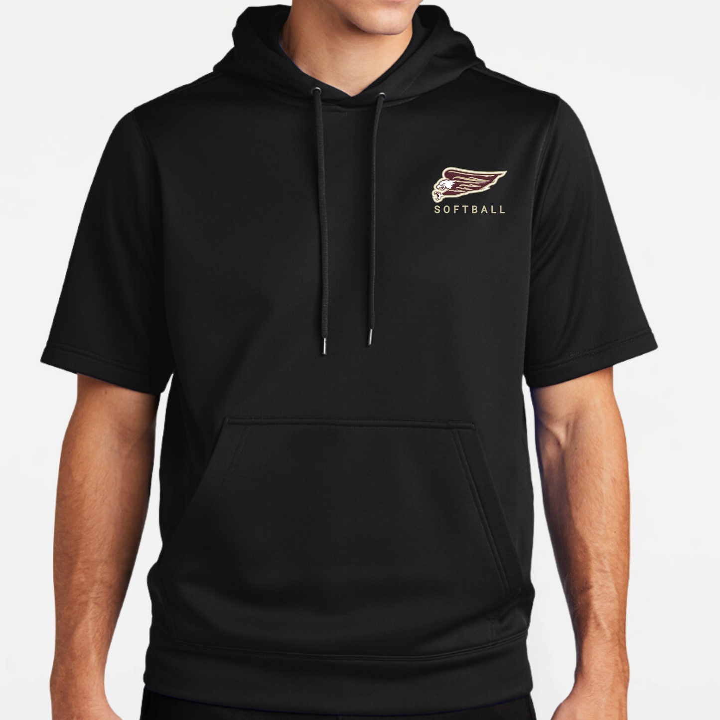 NA Softball: Short Sleeve Tech Hooded Sweatshirt