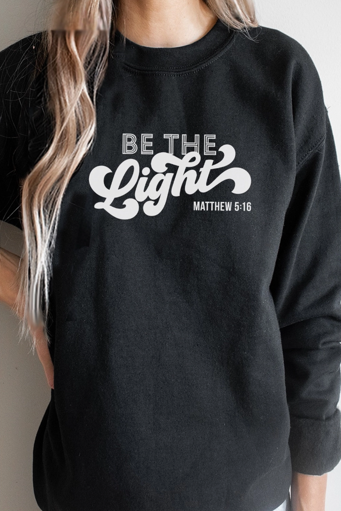 Be the Light Premium Fleece Sweatshirt