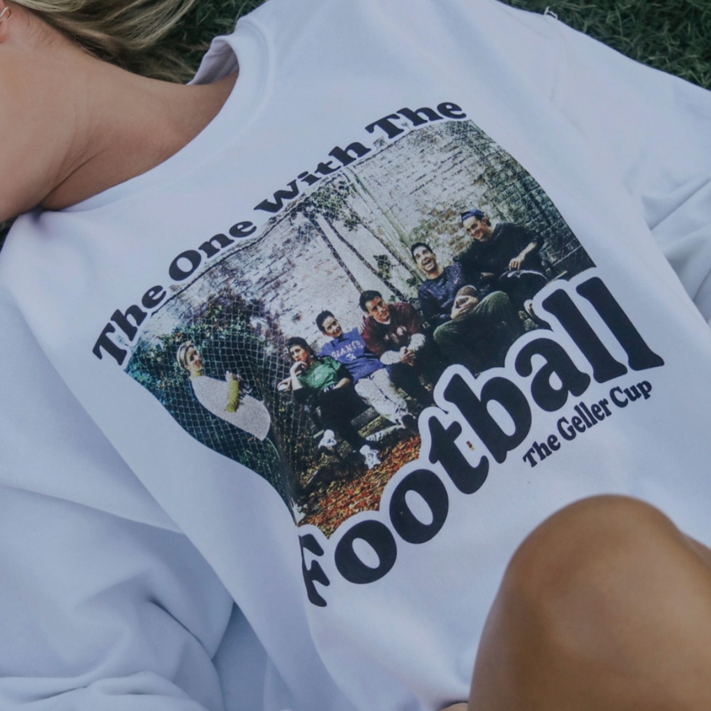 Friends the one best sale with the football sweatshirt