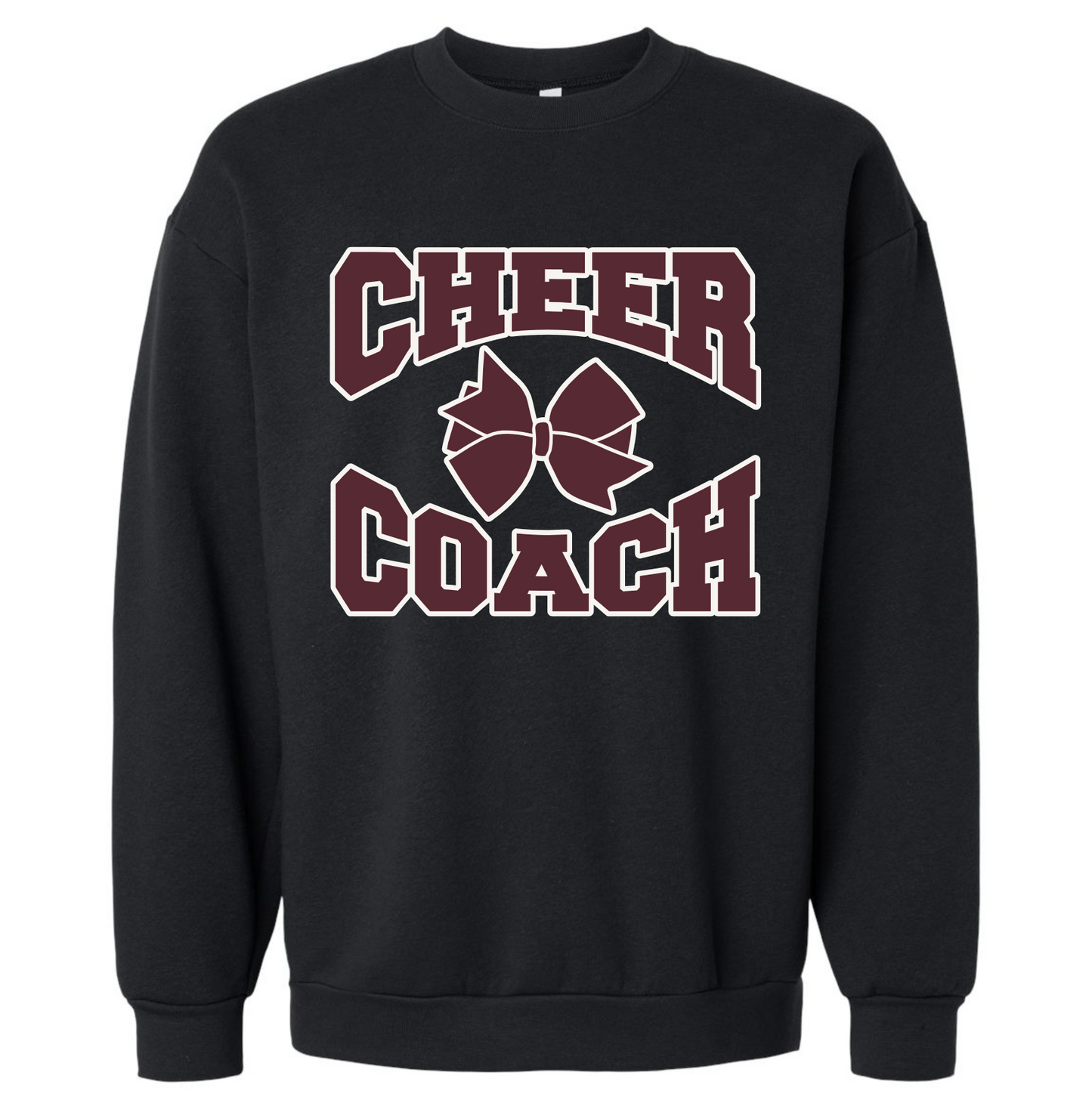 Cheer Coach Bow Crew Sweatshirt