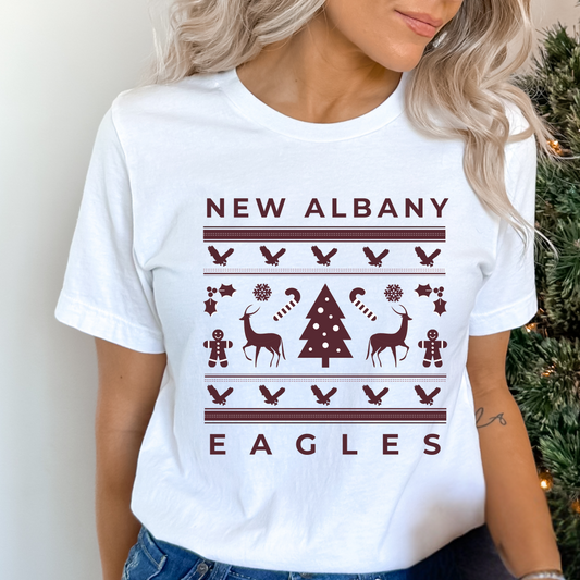 New Albany Eagles Fair Isle T-Shirt